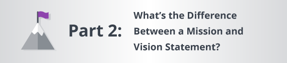 Part Two: What’s the Difference Between a Mission and Vision Statement?