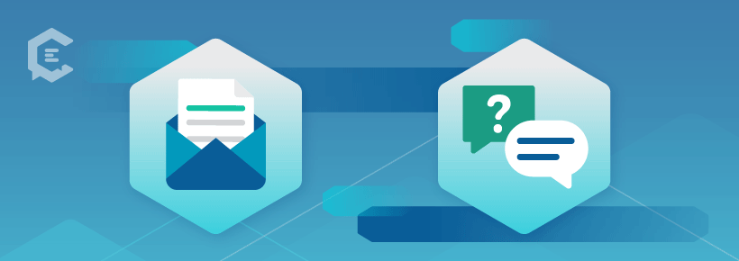 Types of content: Email and FAQs